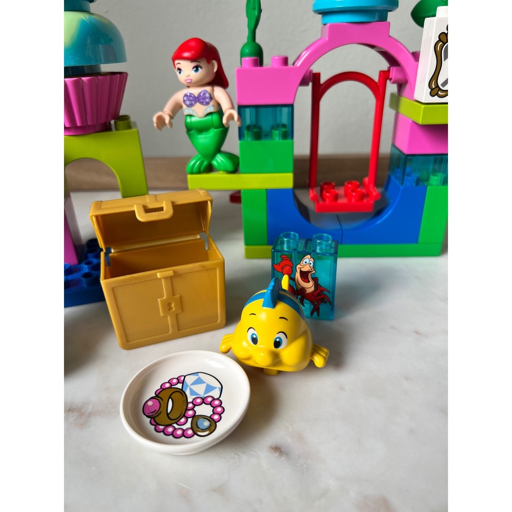 Duplo Disney Princess 10515 Ariel's Undersea Castle Mermaid & Flounder Retired - Picture 3 of 5